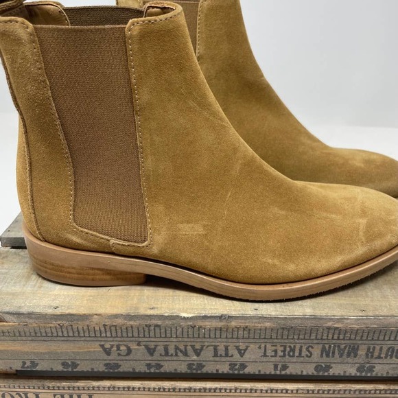 Everlane The Modern Chelsea Boot In Tan Suede Size 5.5 New - Picture 7 of 12